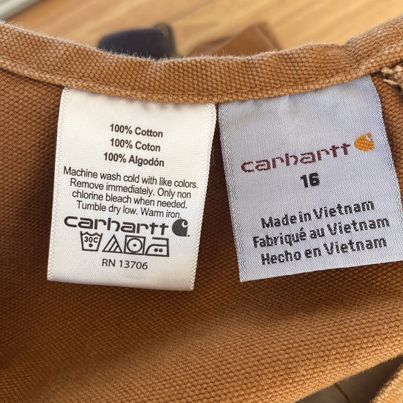 Boy’s Carhartt Overalls, Large (Men’s Small) - Picture 12 of 13